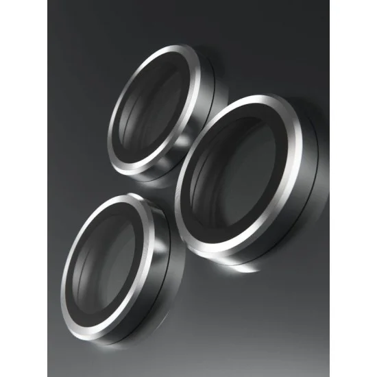 Bodyguardz Apex Individual Camera Lens Protector For Iphone 16 Pro & 16 Pro Max - Silver